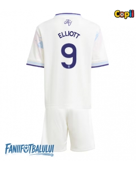 Aston Villa Harvey Elliott #9 Echipament de Fotbal Replică 2025-26 Copii Treilea (+ Șorturi)